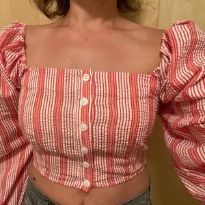 Cropped summer top